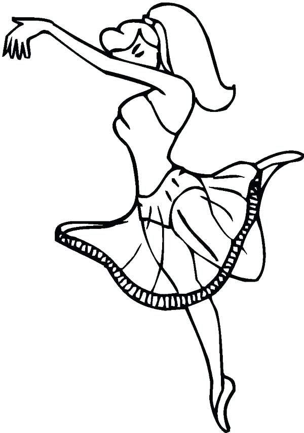 600x855 Coloring Pages Ballerina Free Ballerina Coloring Pages For Kids