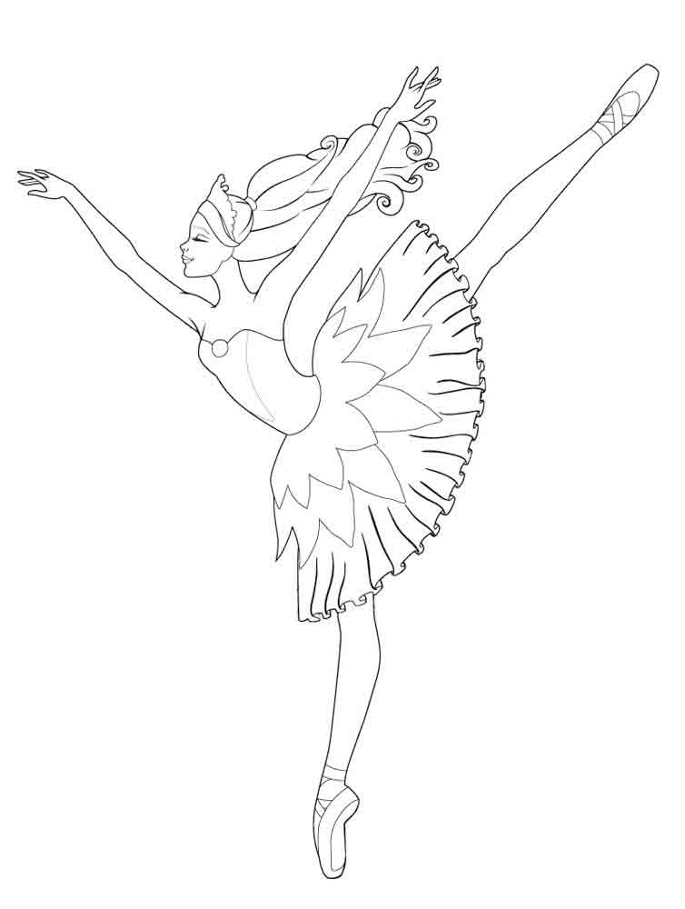 754x1000 Ballet And Dancing Coloring Pages