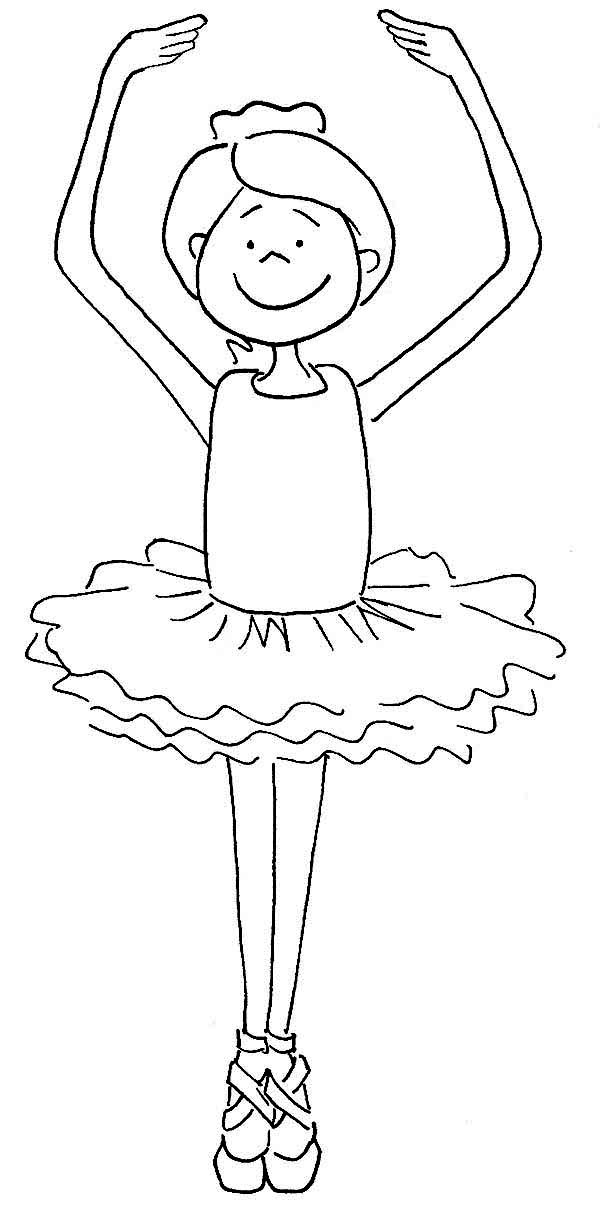 600x1218 Coloring Pages For Girls Ballerinas In Good Print Draw Printable