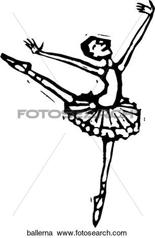 306x470 Ballerina Clipart Line Drawing