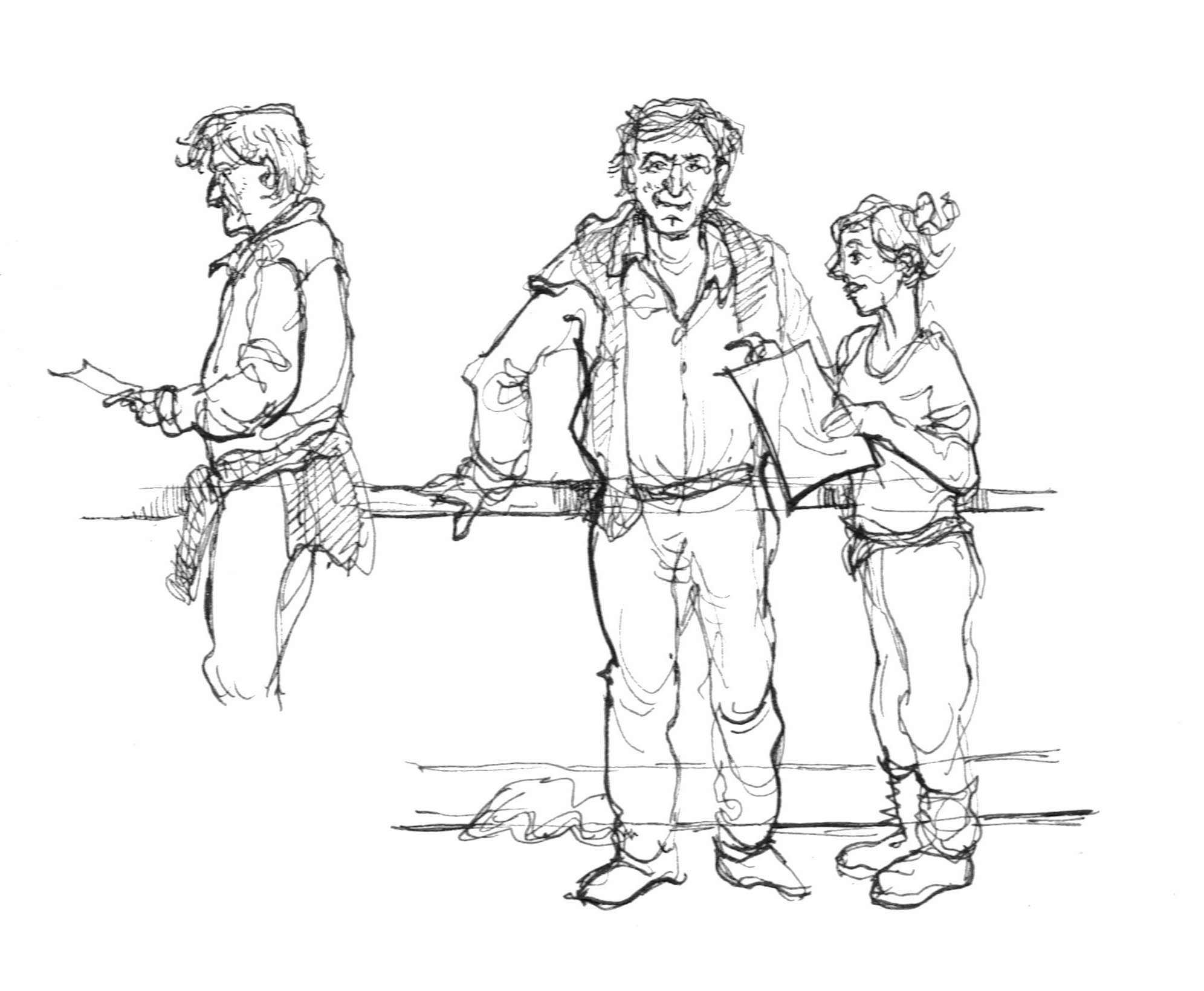 1992x1640 Dai's Reportage Drawing Ballet Dancers