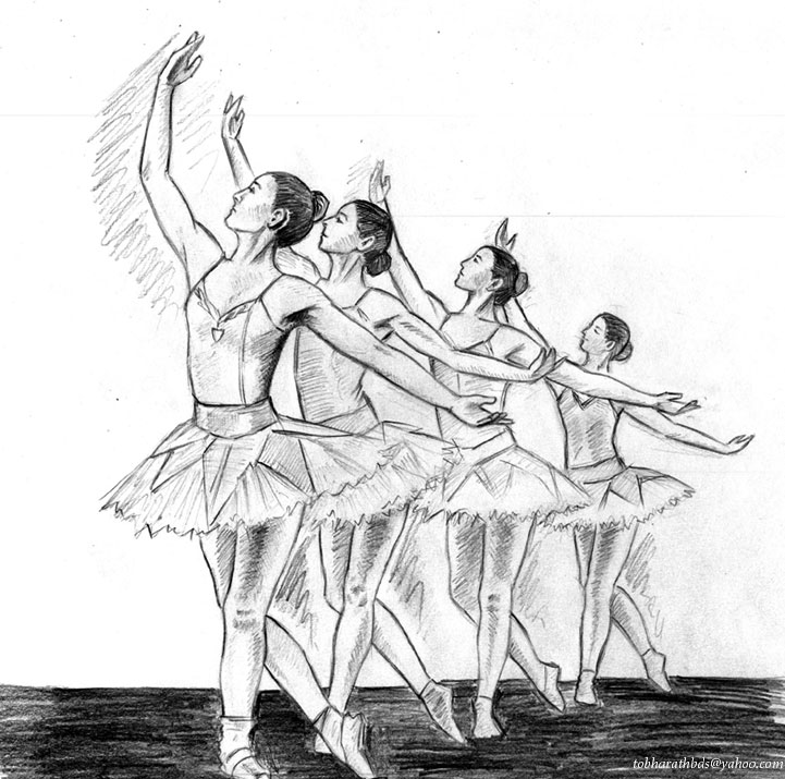 721x715 Ballet Dancers