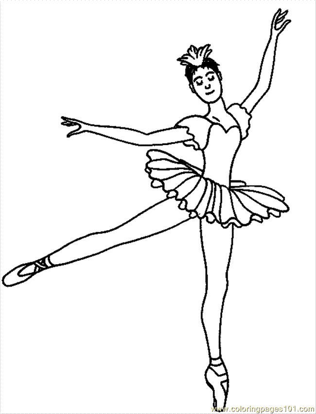 650x851 Ballet Coloring Page 19 Coloring Page