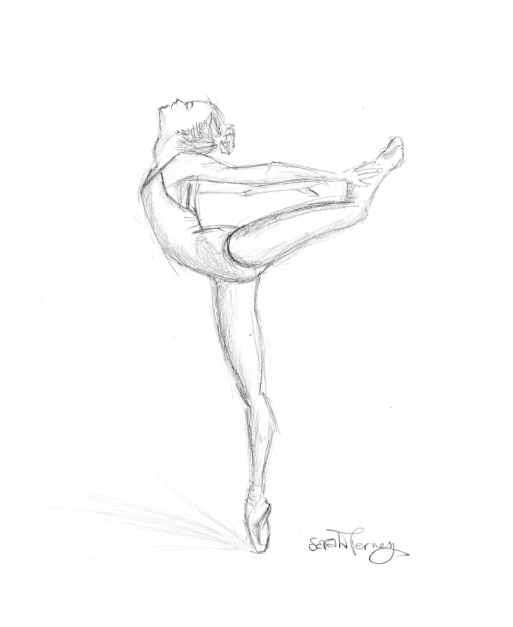 513x627 Ballerina In Attitude By Sarbearbaby