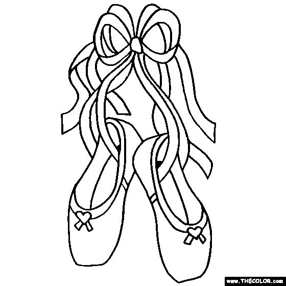 Ballet Shoe Drawing at GetDrawings | Free download
