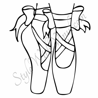 400x400 Ballet Shoes 2 Pink Ballet Shoes Drawing How Crafts