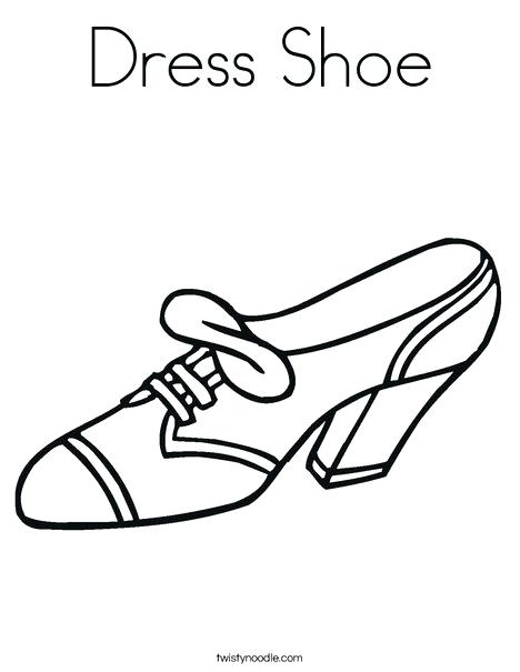 468x605 Shoes Coloring Page Dress Shoe Coloring Page Ballet Shoes