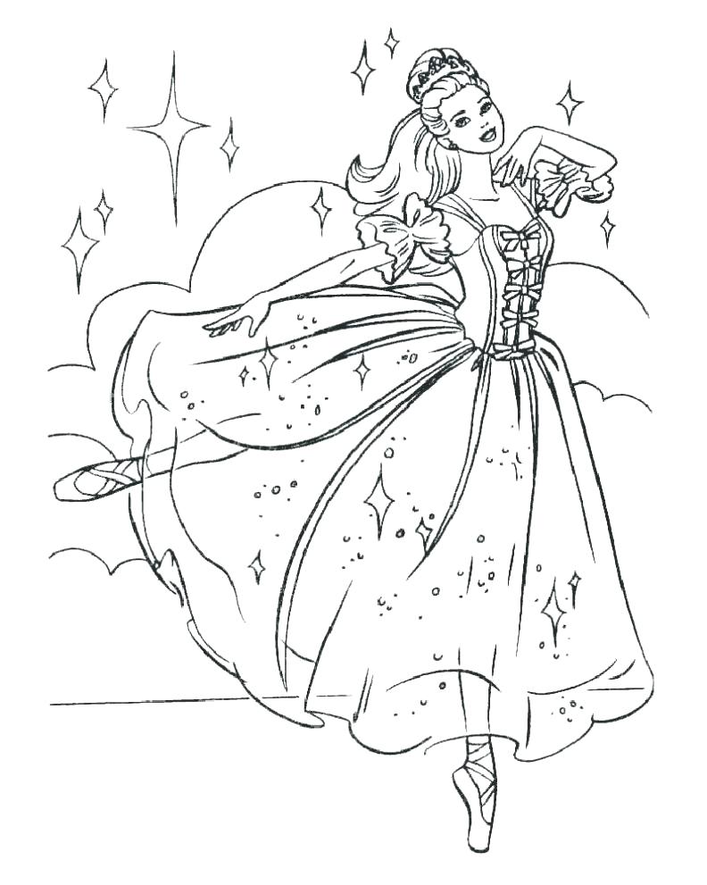 792x991 Ballet Coloring Pages Printable Also Ballet Coloring Pages