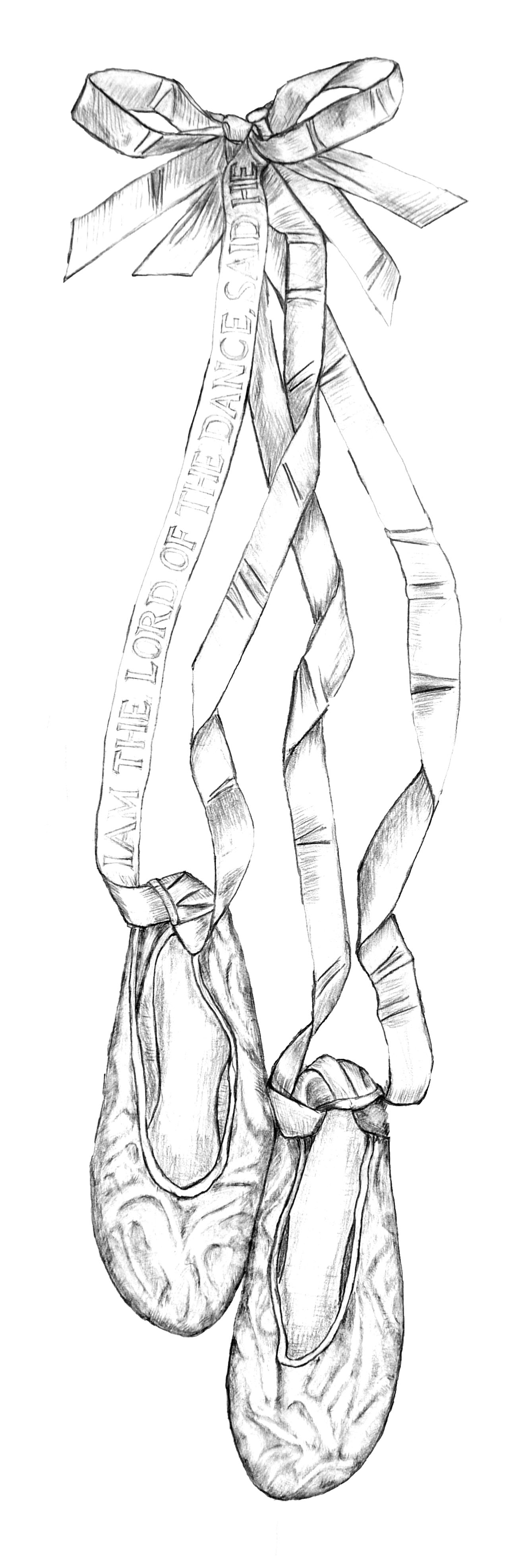 1334x3942 Design Drawing Of Ballet Slippers Wood Carvers And Gilders