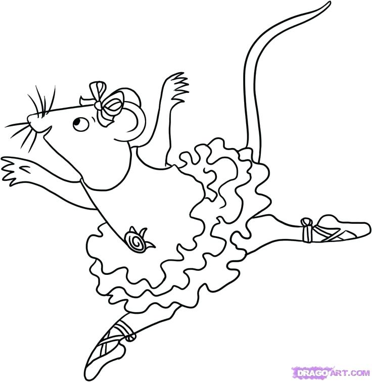 736x756 Ballet Coloring Pages Printable Ballerina Coloring Pages Ballerina