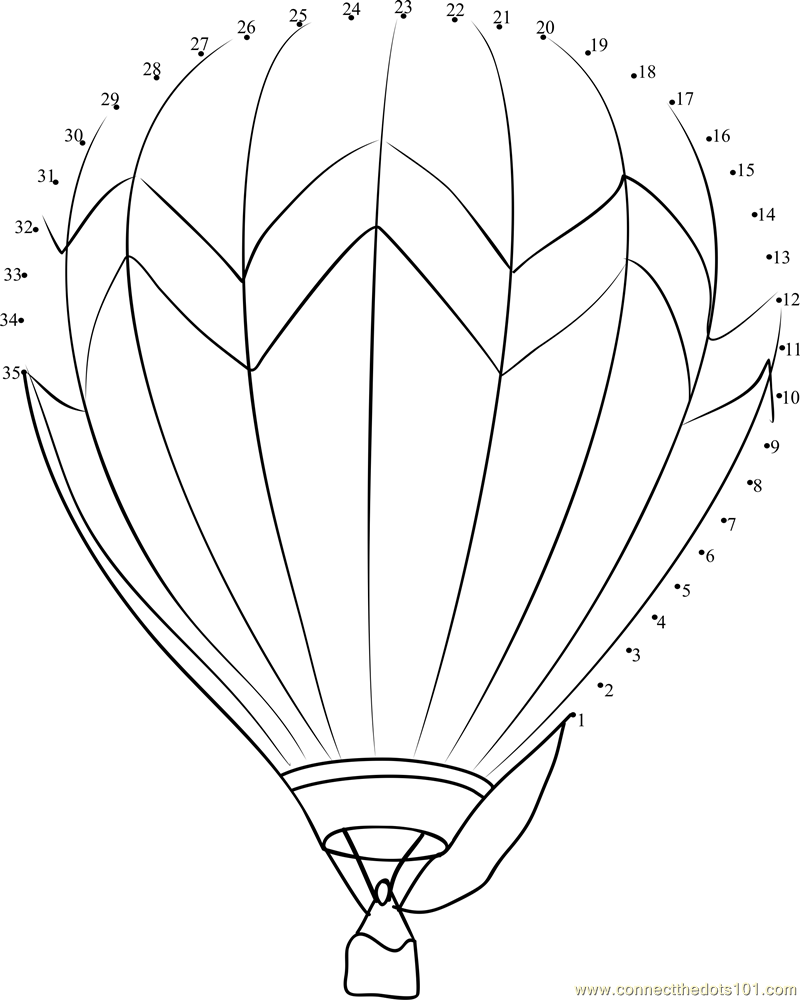800x1000 Hot Air Balloon