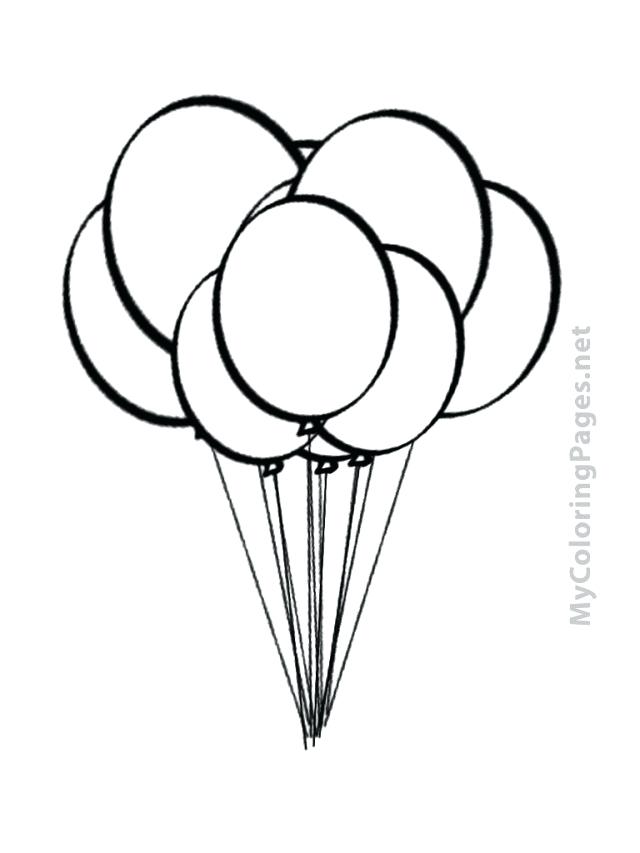 640x853 Balloon Pictures To Color Drawing Hot Air Balloon Coloring Pages