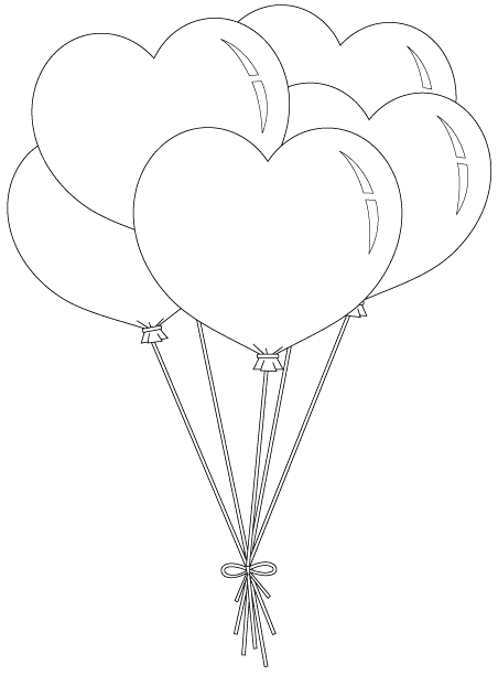 452x612 Heart Balloon Bunch Unbelievable Number Of Free Digis Really Good