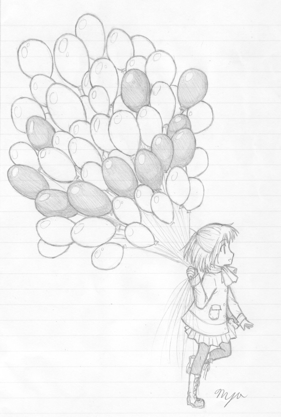 900x1338 Illustration Of A Balloon Sketch On A White Background Stock