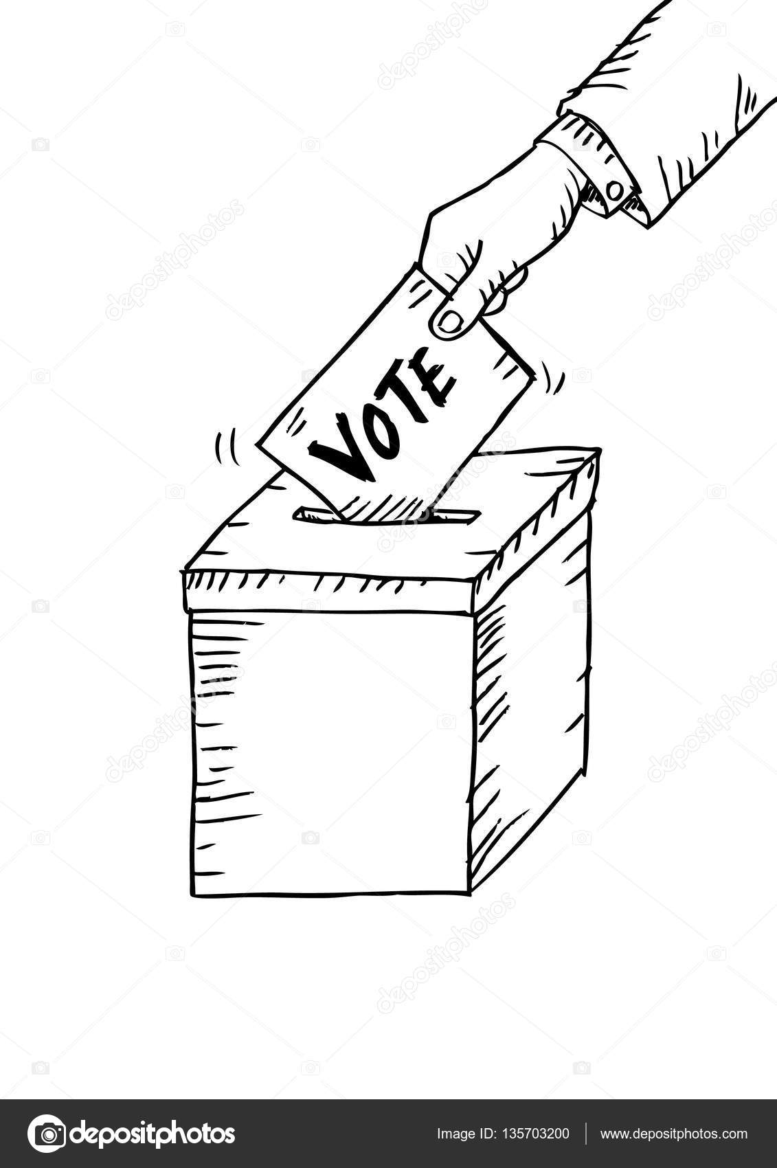 1131x1700 Voting Concept In Sketchy Style