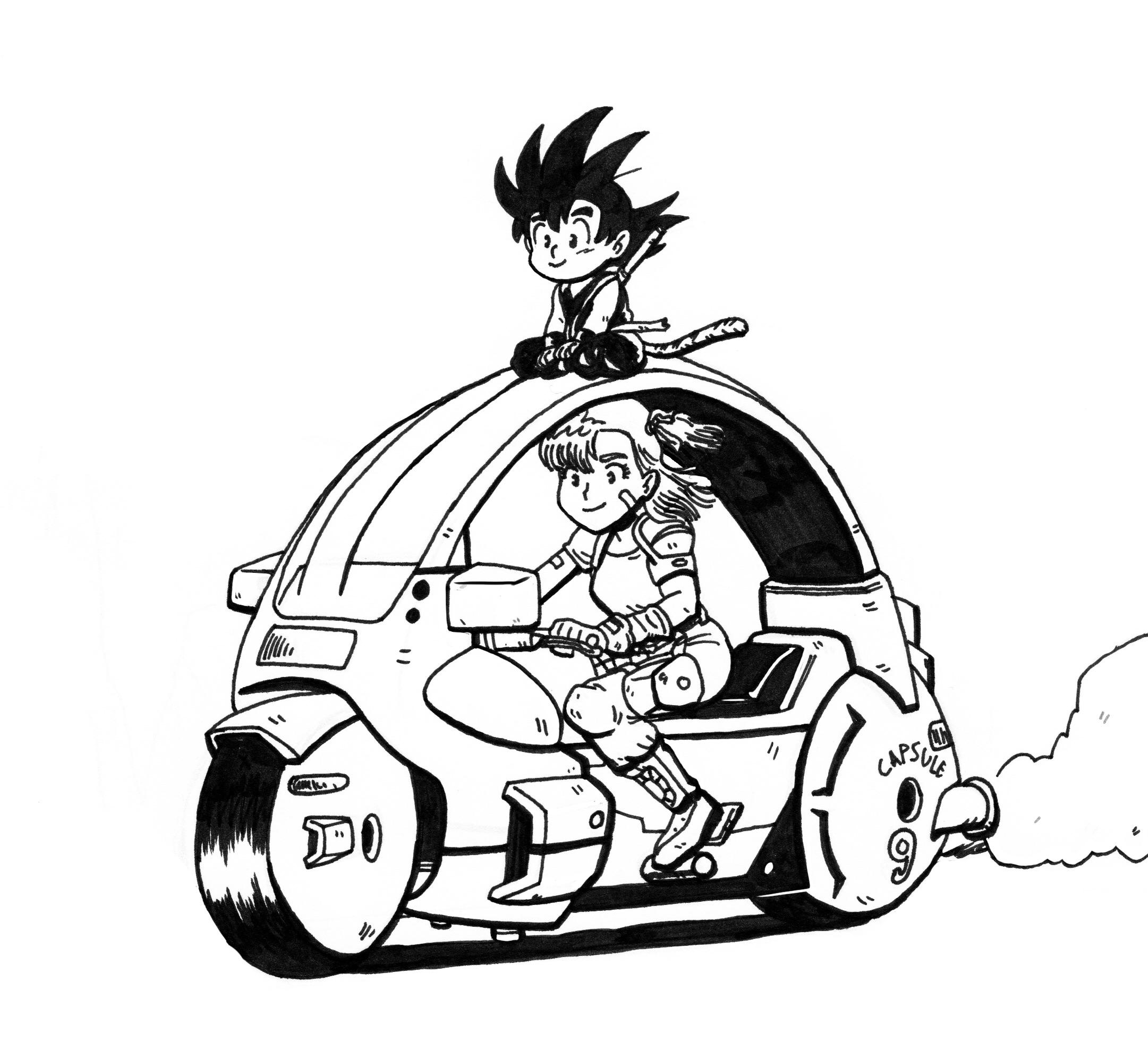 2161x1991 Dragon Ball Ballpoint Pen Drawing (Credit Imgur @imnotasdumbasiam