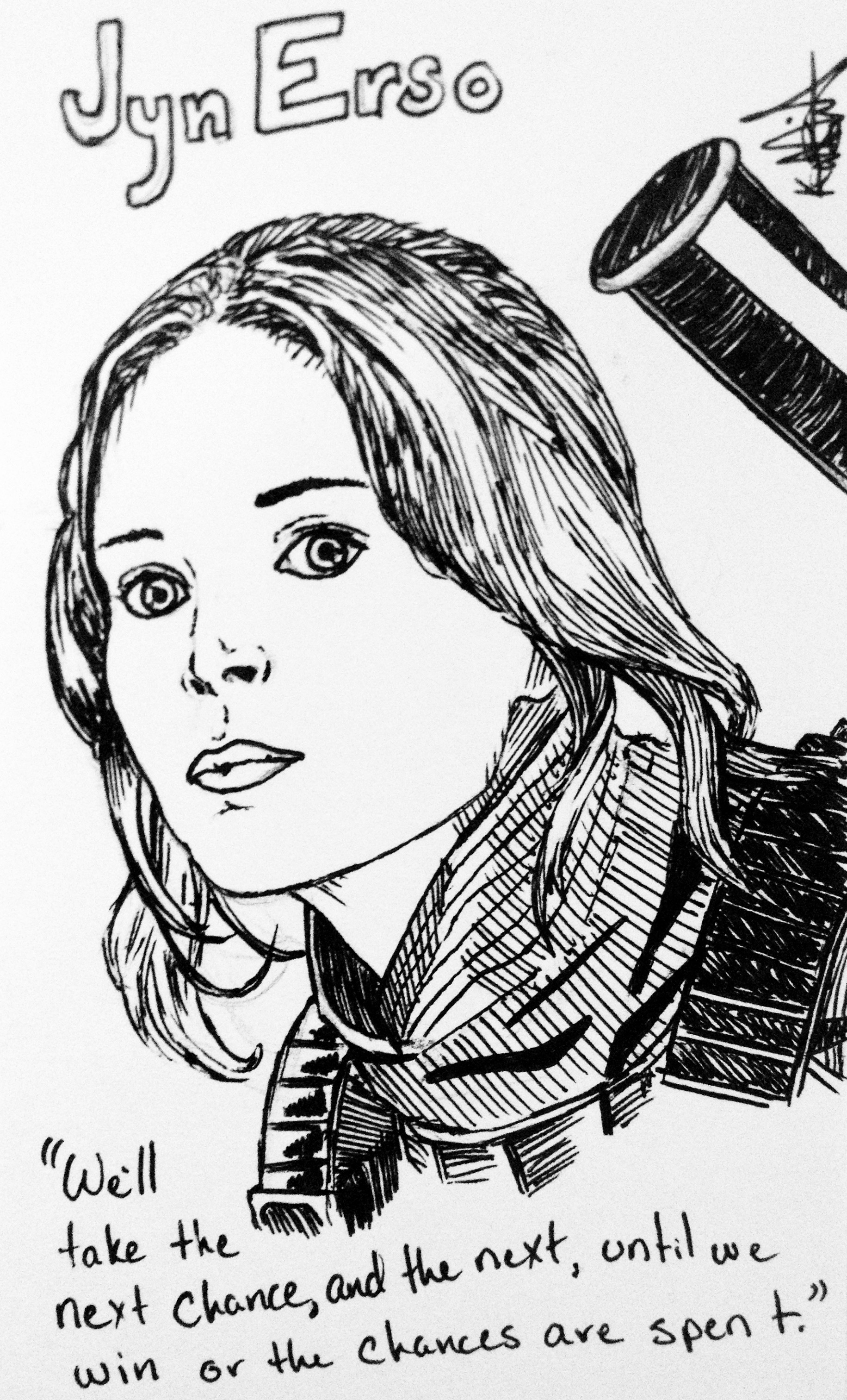 1831x3024 Jyn Erso By @allendrea130 On Medium Pilot G2 Ballpoint