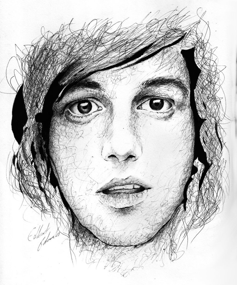 816x979 Kellin Quinn Portrait With Ballpoint Pen By Edong12345