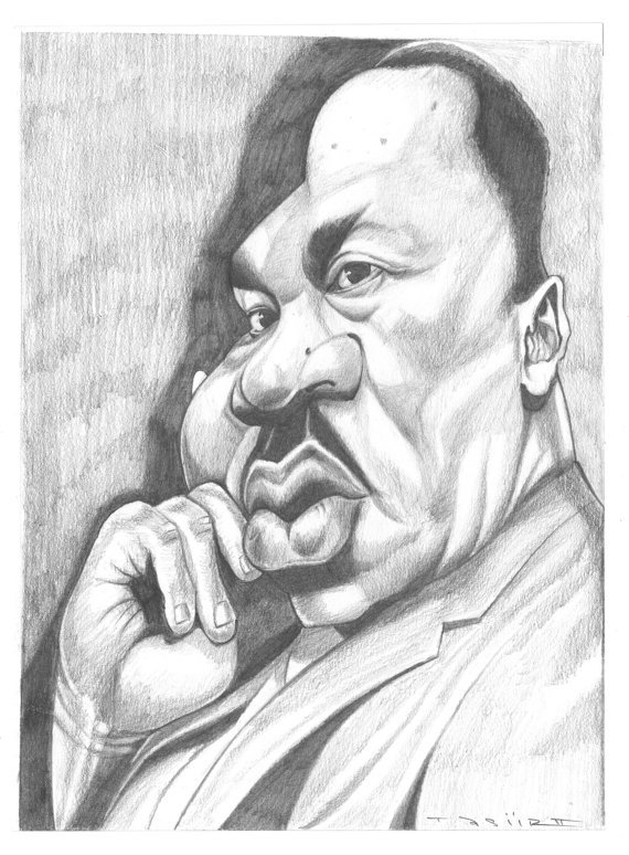 570x774 Martin Luther King The Dream By Tasiirfranz On Etsy Drawings