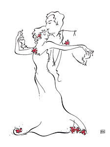 225x300 Ballroom Dancing Drawings Fine Art America
