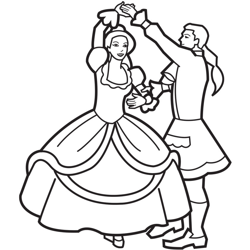 842x842 Ballroom Dancer Clipart Color Collection