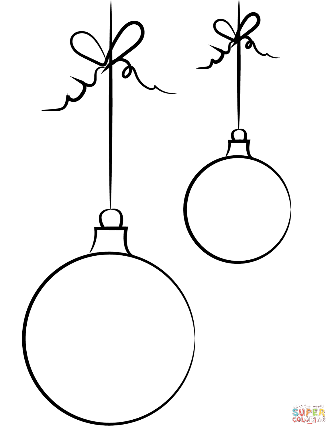 1159x1500 Christmas Balls Coloring Page Free Printable Coloring Pages