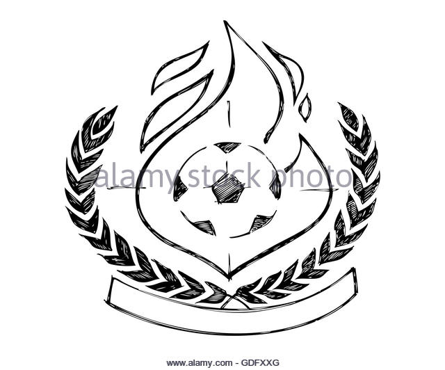 640x532 Illustration Drawing Soccer Ball Fire Stock Photos Amp Illustration