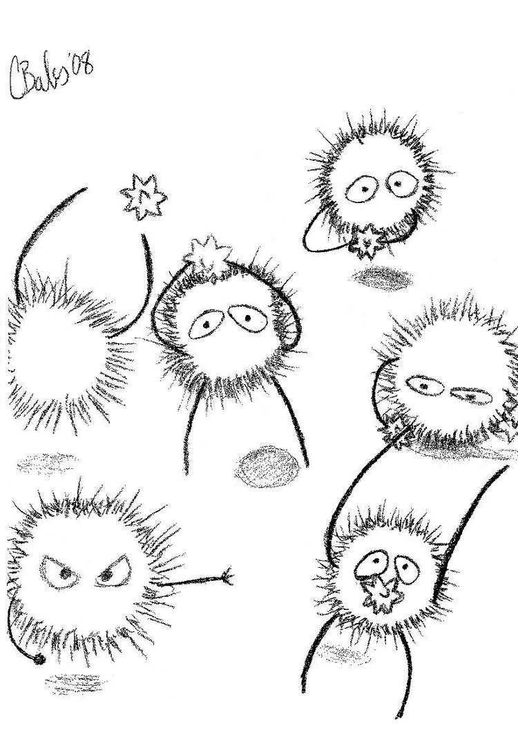 750x1064 Soot Balls Spirited Away By Crbales