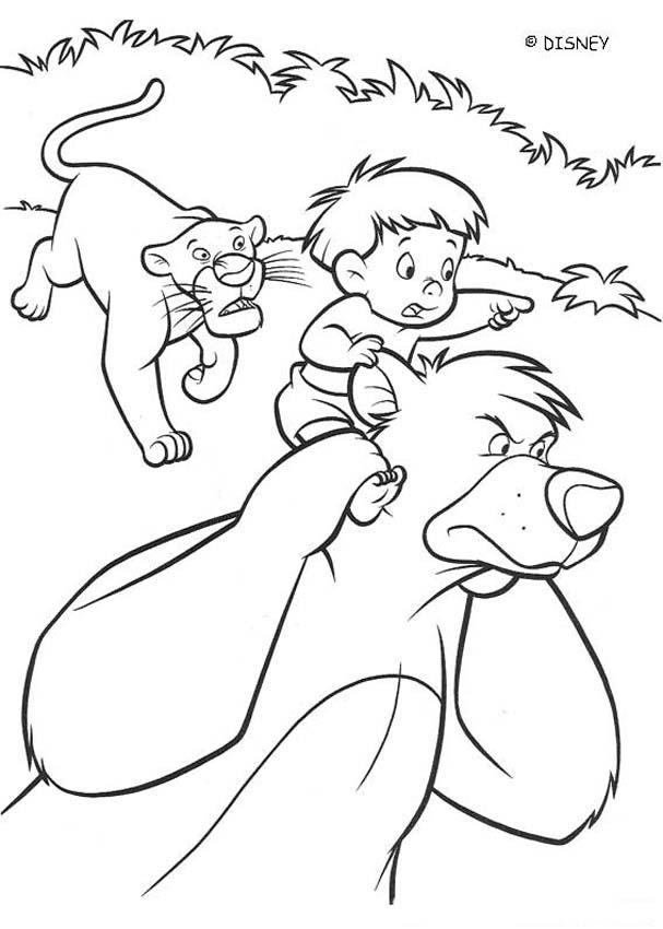 607x850 Jungle Book Coloring Page. The Jungle Book Coloring Pages Monkey