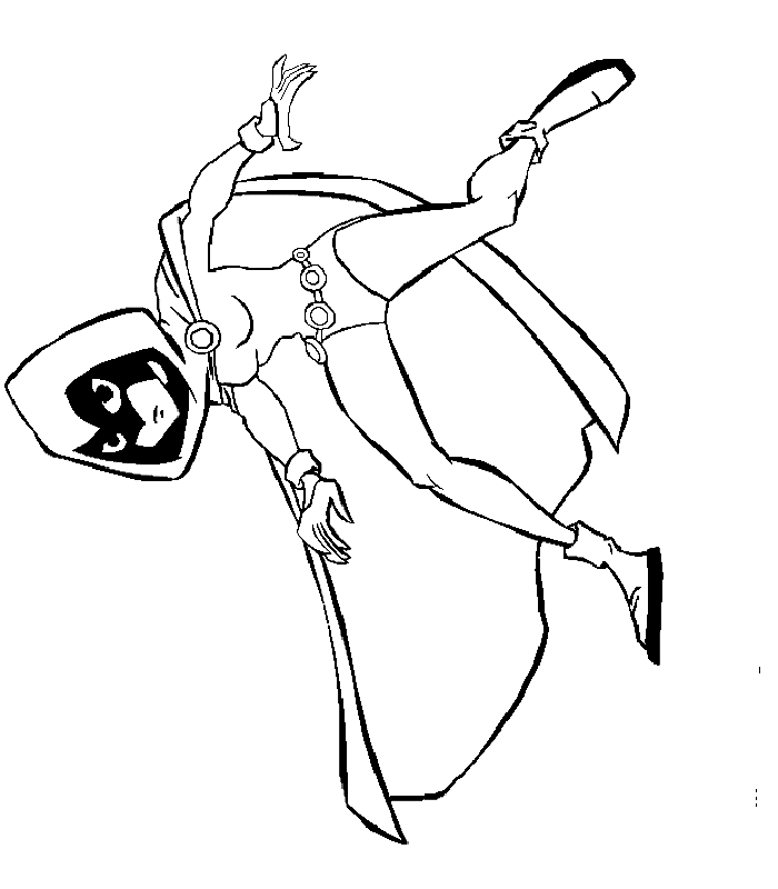 700x800 Raven Dc Coloring Book Raven Drawings