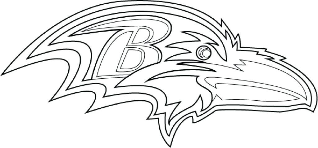 1024x478 Sensational Ravens Coloring Page Baltimore Super