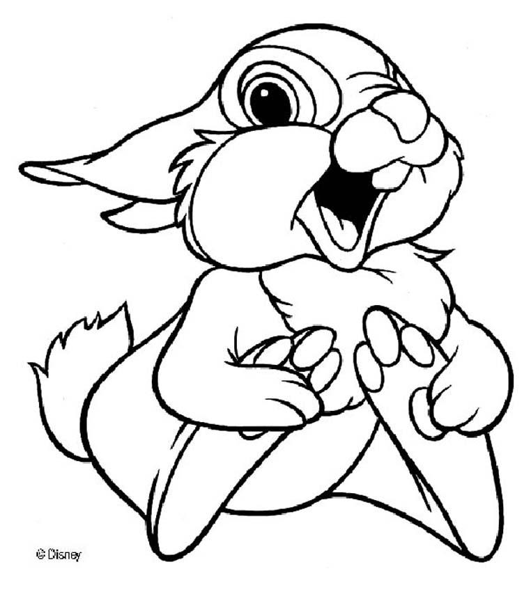 762x850 Bambi And Thumper Coloring Pages Anime Wolf Coloring Pages