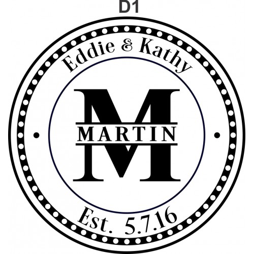 500x500 Cutting Board With Circle Designs