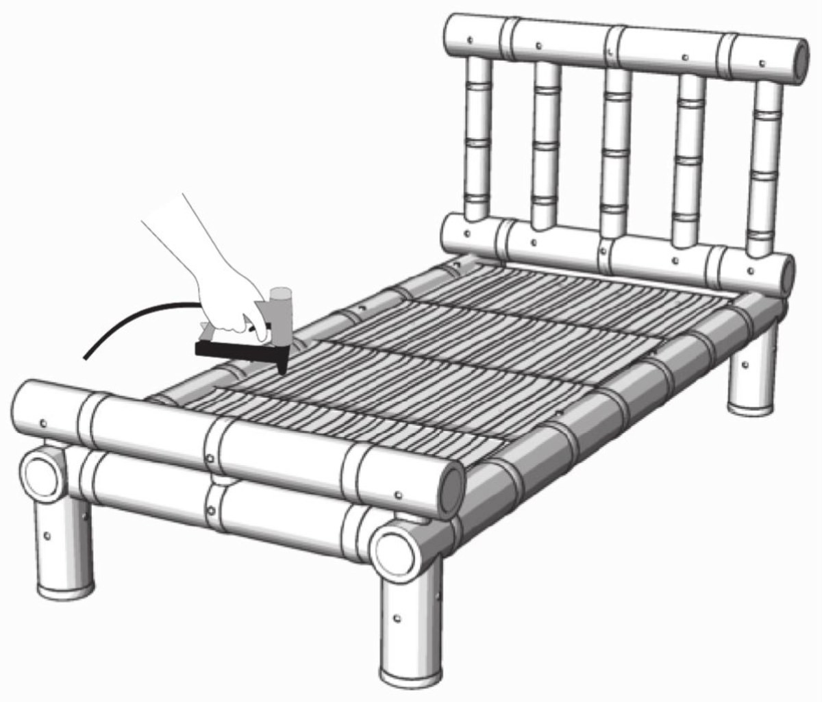 1200x1025 How To Make A Bamboo Bed Bamboo Bed Frame Viva Decor