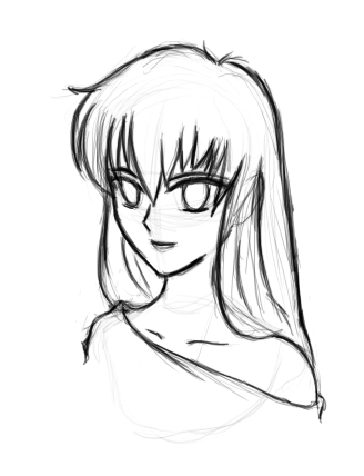 328x428 My First Digital Drawing. Used Autodesk Sketchbook Pro + Wacom