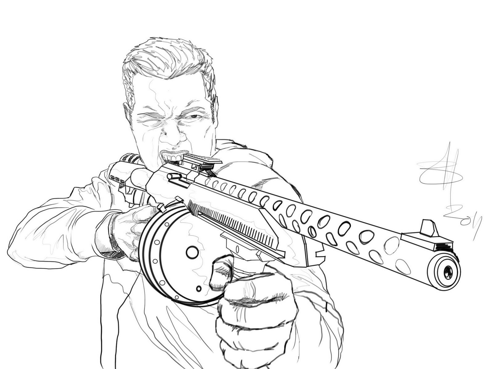 1600x1200 Ipad Self Portrait Crazy Pencil Style!! Crazy Pencilulent Hasan