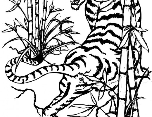 520x400 Collection Of Beautiful Bamboo Tree Tattoo On Arm