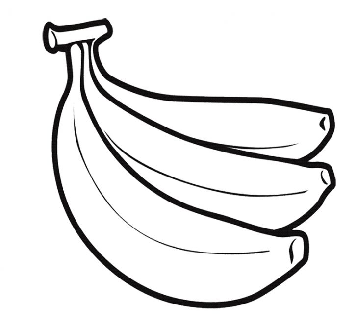 728x671 Breathtaking Banana Coloring Page 98 In Coloring Pages For Adults