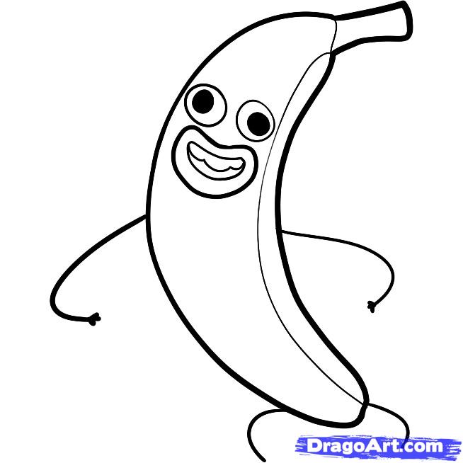 654x654 Drawn Banana Bannana