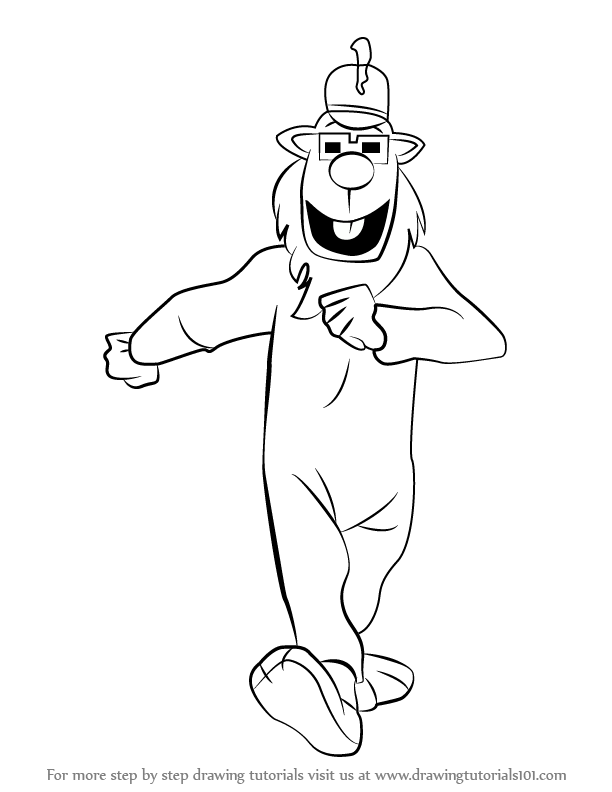612x792 Learn How To Draw Drooper From The Banana Splits (The Banana