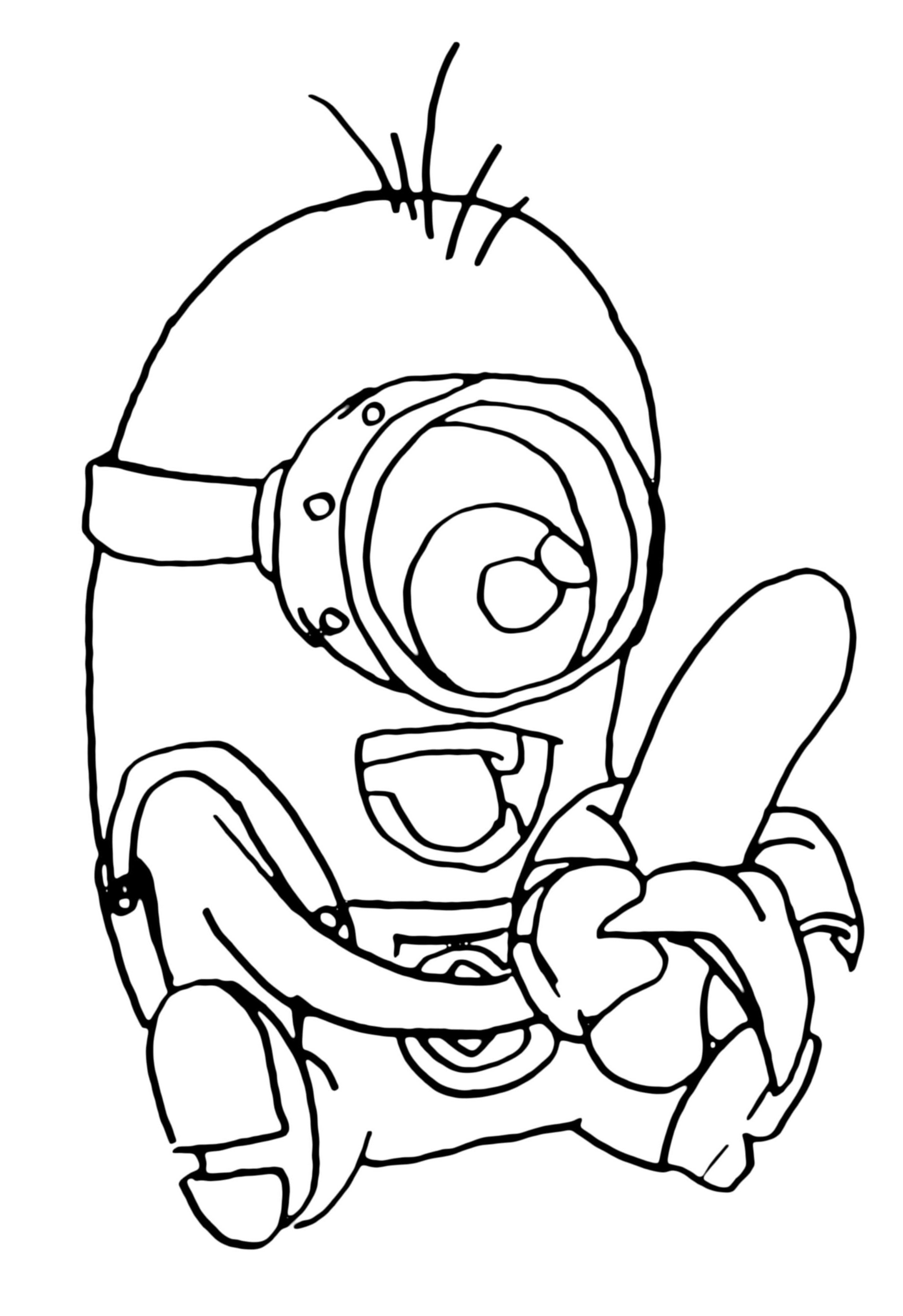 2164x3154 Minions Coloring Pages Banana Color Pages