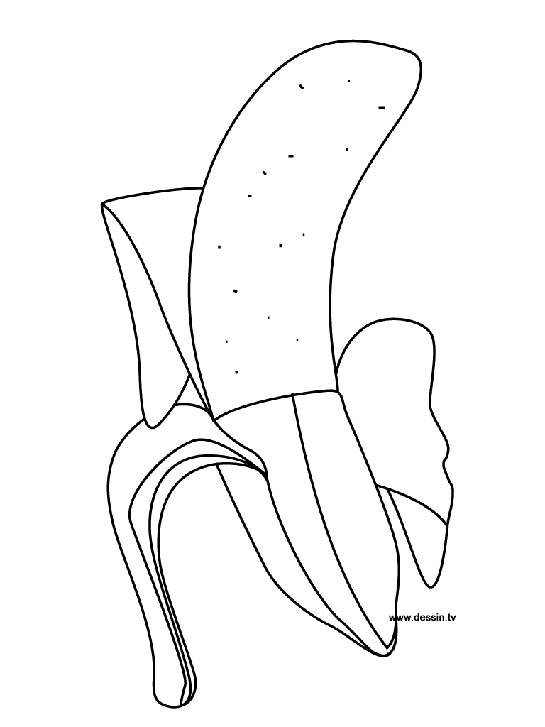 768x1024 Drawing Banana