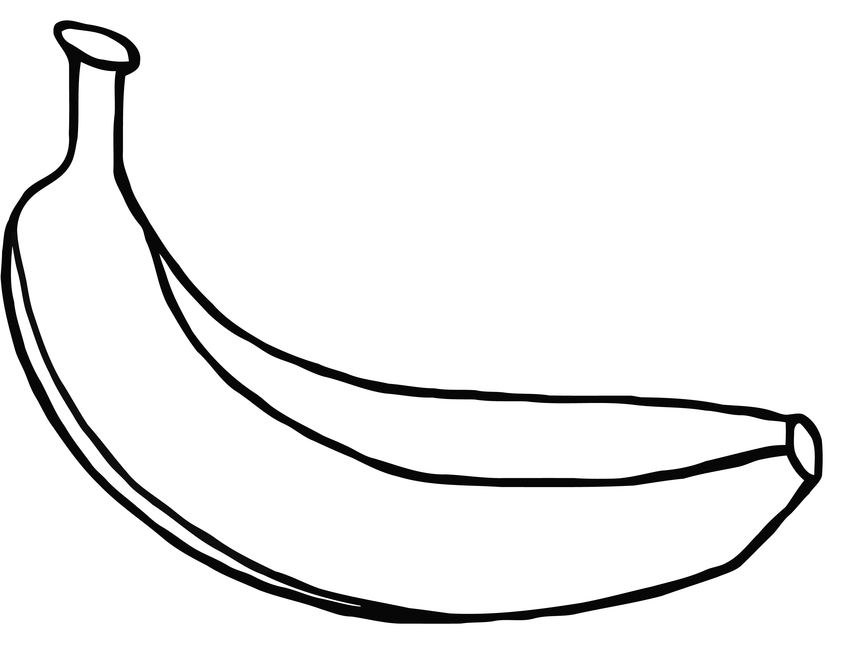 Banana Drawing at GetDrawings | Free download