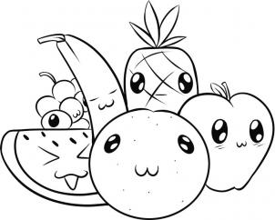 302x242 How To Draw How To Draw Fruit