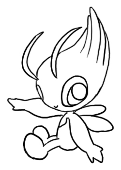 250x350 How To Draw Celebi 9 Steps (With Pictures)