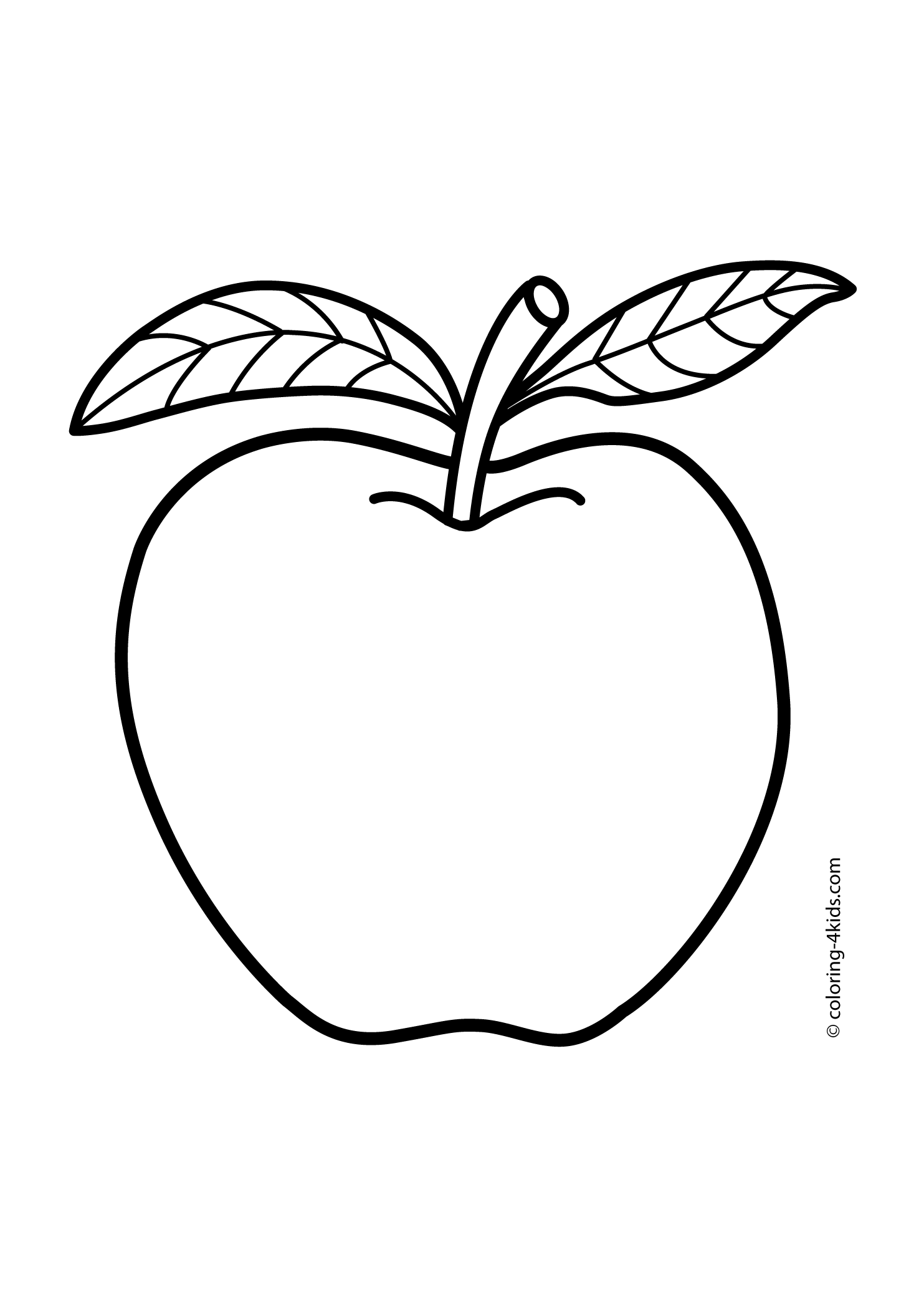 1483x2079 Drawn Apple Simple