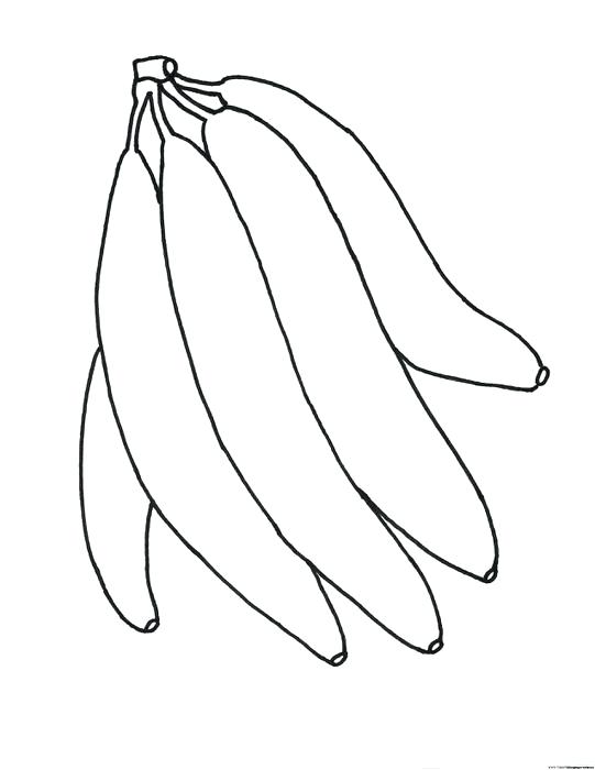 541x700 Free Printable Banana Coloring Pages Best Color Images On Drawings
