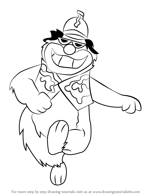 612x792 Learn How To Draw Bingo From The Banana Splits (The Banana Splits