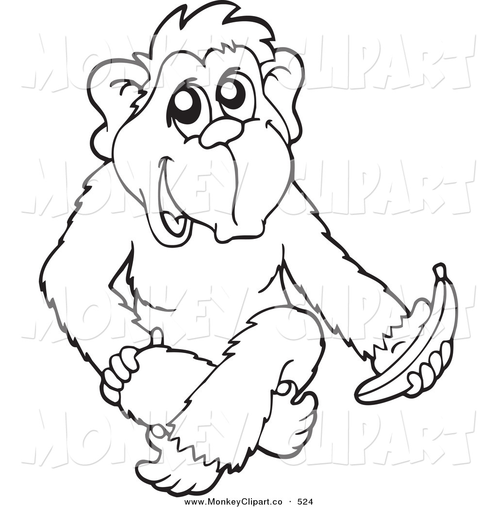 1024x1044 With Banana Clipart Outline