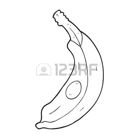 450x450 Freehand Drawn Cartoon Banana Peel Royalty Free Cliparts, Vectors